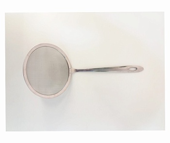 Шумовка сетка 10см. сталь шир ручка