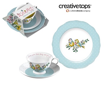 Набор чайный 3 предмета Bird Song