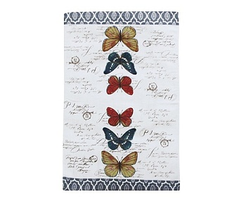 Полотенце махровое 65*41см. Бабочки