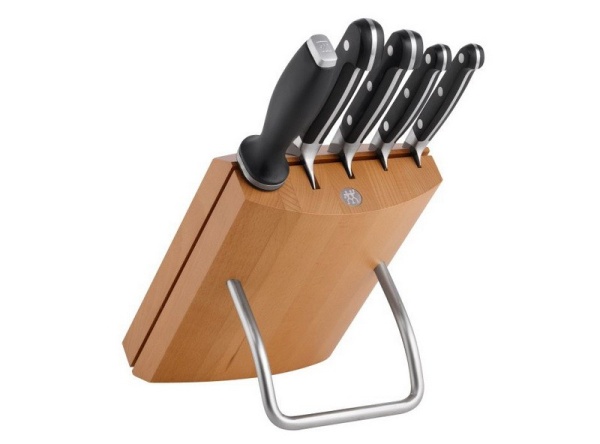 Набор ножей 5предметов+подставка Zwilling Pro