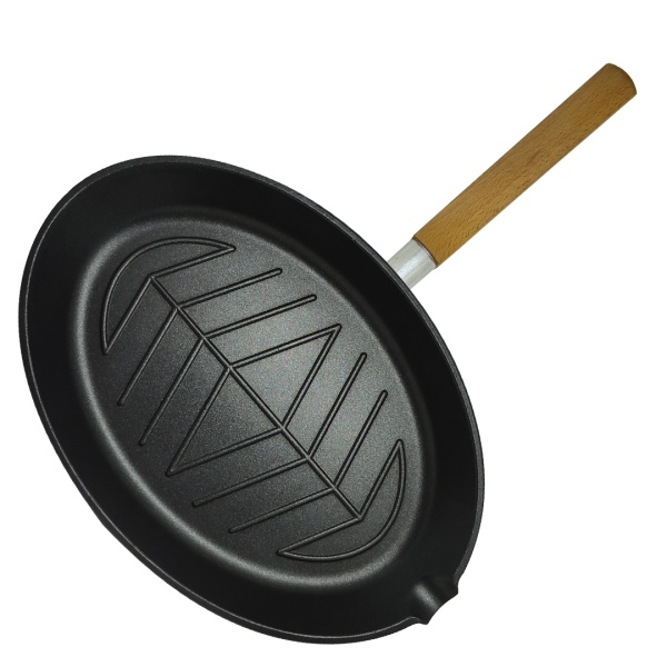 Сковорода овальная антипригарная 36см Yatra