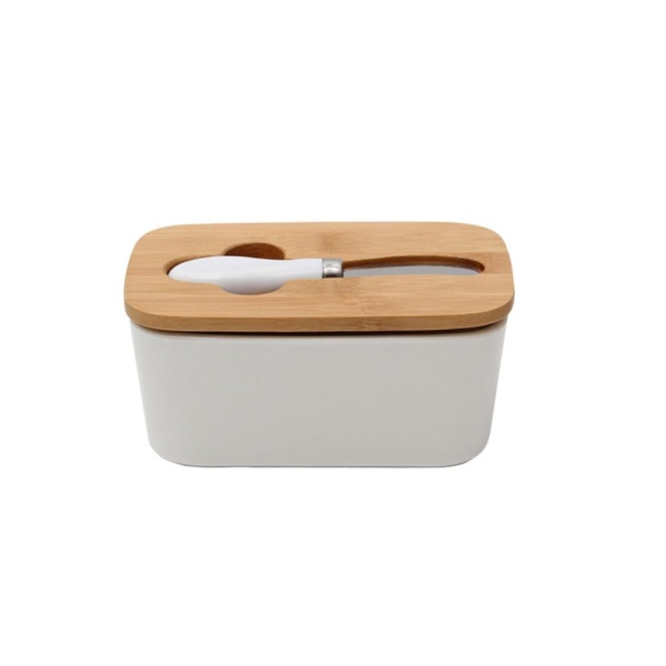 Масленка с крышкой и ножом