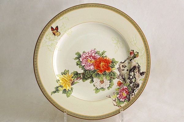 Тарелка 23см. Японский сад