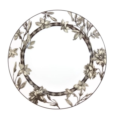 Тарелка 20см. 4шт белая Наталия