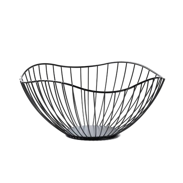 Фруктовница сталь 27*11см, черная