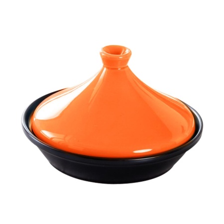 Тажин керамический 20*13см оранжевый