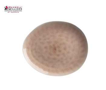 Тарелка 27*23см. пыльно-розов Artisan