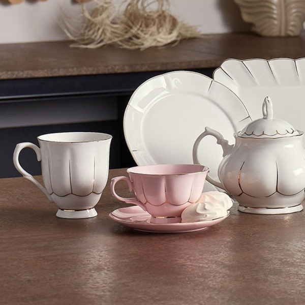 Кружка 400 мл., розовая Свежее дыхание