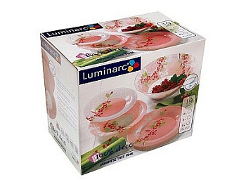 Сервиз столовый 19 предметов 6 персон Japanese tree pink