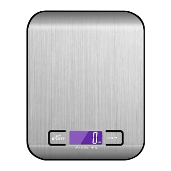 Весы электронные 10кг, 1гр 18*14 см стальные AAA