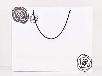 Пакет 45*36*14см. Flowers White