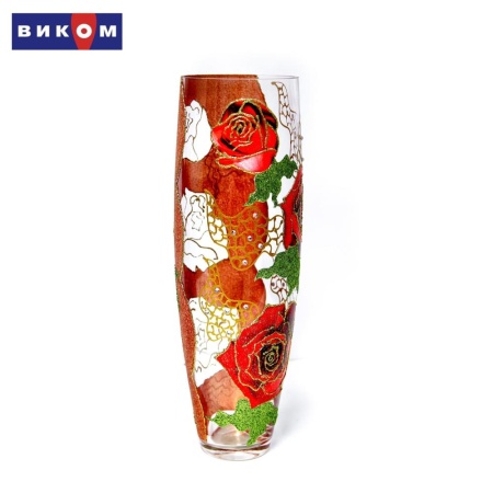 Ваза, высота 40 см., Кристальная линия