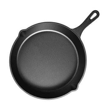 Сковорода чугун 25*5см. слив