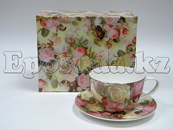 Бульонница 2 предмета 1пер 480мл. Богемская Роза