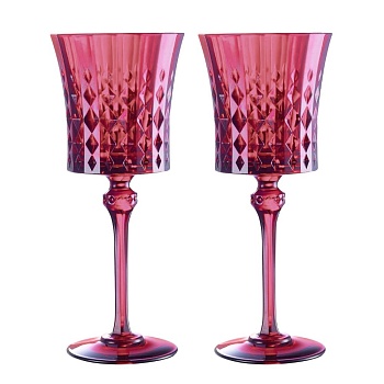 Рюмка 270мл. 2шт Lady Diamond Pink