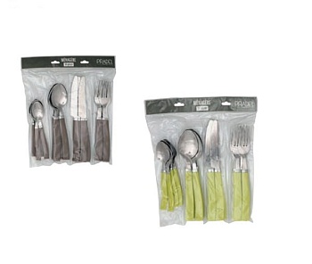 Набор стол приборов 16 предметов Taupe-Vert