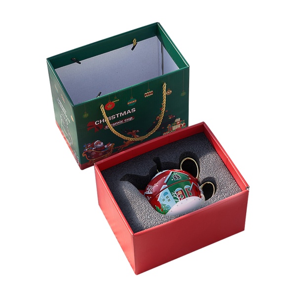 Набор чайный 3 предмета 420 мл,310 мл Зимний домик