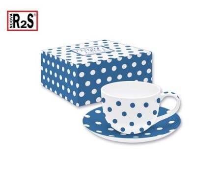 Чайная пара 180мл. Pois Blue