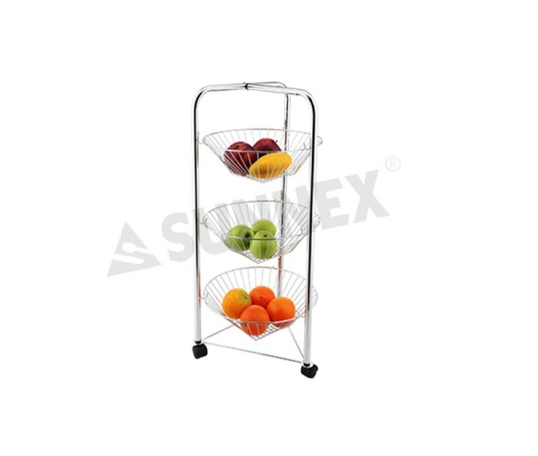 Фруктовница металическая 3 яруса 33*33*71см. Фруктовница металическая 3 яруса 33*33*71см.