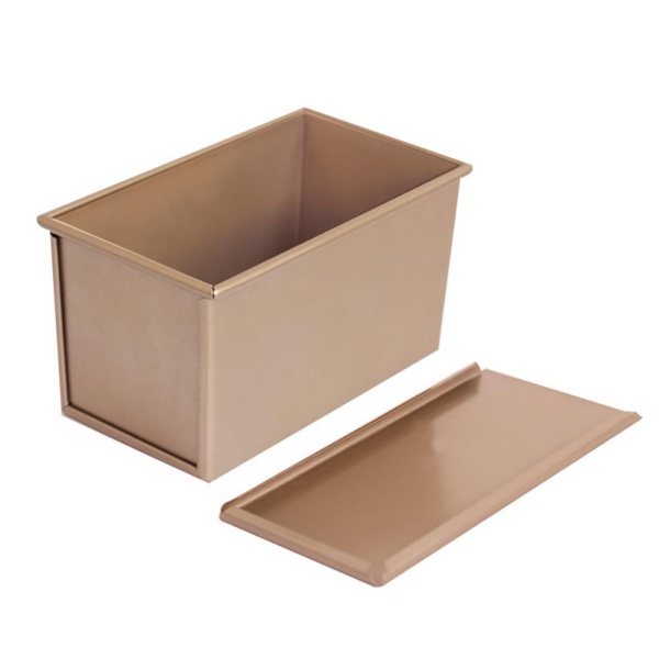 Форма для тостов 21*12*11см с крышкой, бронзовая