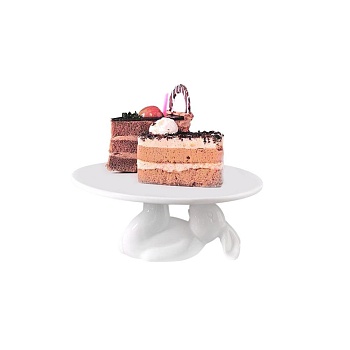 Тортница 19*9,5см. 1 нога Зайцы