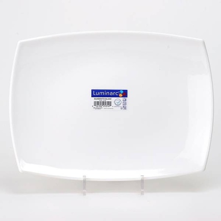 Блюдо прямоугольное 35см. Quadrato White