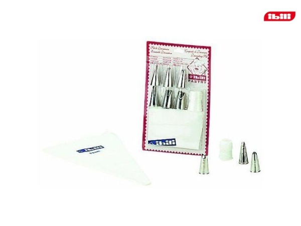 Мешок кондитерский 6 насадок метал. I