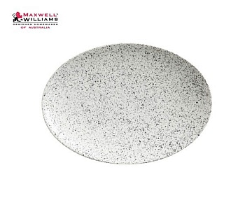 Блюдо овальное 30*22см. пепел. Икра