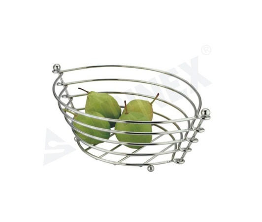 Фруктовница металическая овальная X