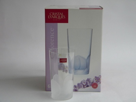 Стакан 380мл. H-B 6шт Florence