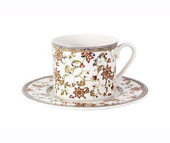 Чайная пара 200мл. 1 персона Кардинал