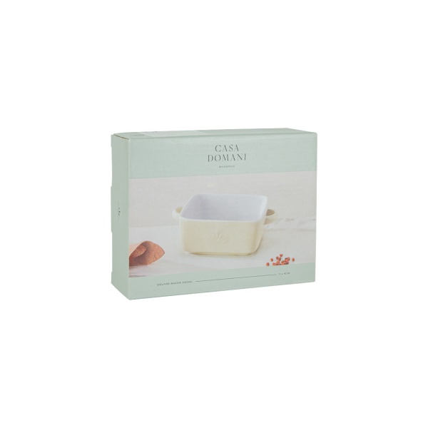 Лоток квадратный 450мл 11*4см кремовый Moderna