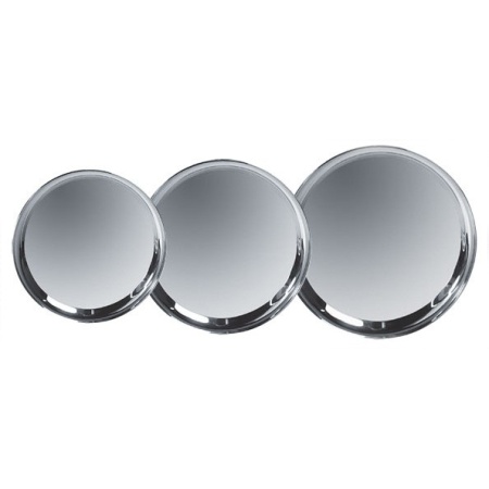 Поднос круглый стальной 30см.