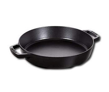 Сковорода 26см. черная чугун