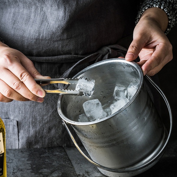 Ведро для льда 14 см. с поддоном