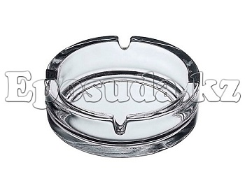 Пепельница 10,7см. Прозрачная