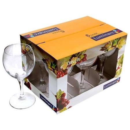 Рюмка для вина 250мл 6шт Diner