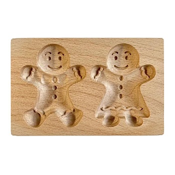 Пряничная доска дерево, Два пряничных человечка