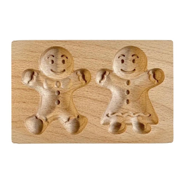 Пряничная доска дерево, Два пряничных человечка