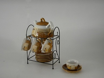 Сервиз кофейный 13 предметов 6 персон 70мл. Still-life