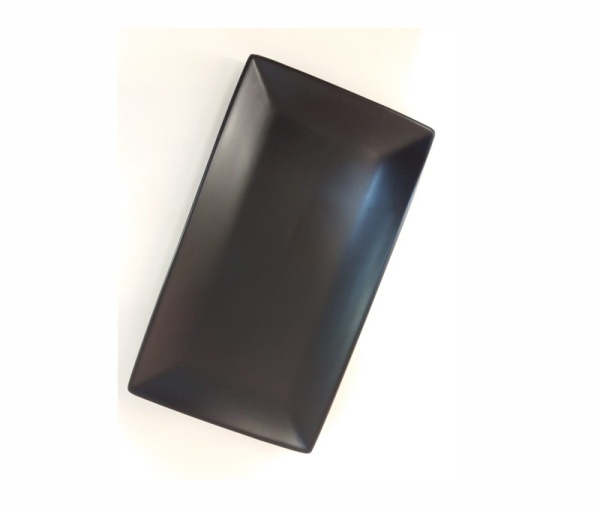 Блюдо прямоугольное 34*19см. черное