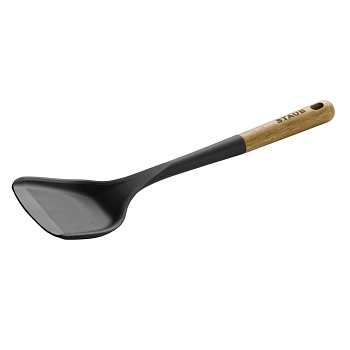 Лопатка для вока 31см. силикон, дер ручка