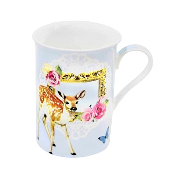 Кружка 290мл Олененок голубой