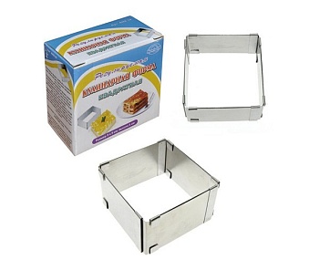Рамка 9*9*5см. раздвижная квадрат