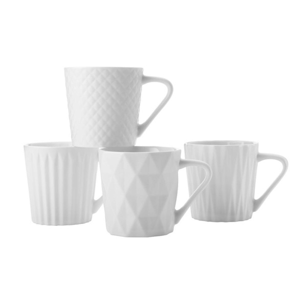 Кружка 0,4л. 4шт Грани