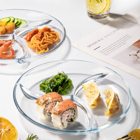 Менаж стеклянный 25,2 см.3 отделения