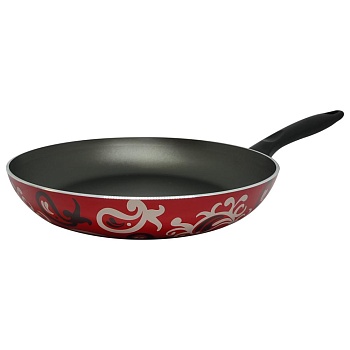 Сковорода антипригарная 28см. ESPRIT дек 23 красная
