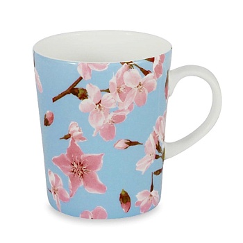Кружка 330 мл., голубая Сакура