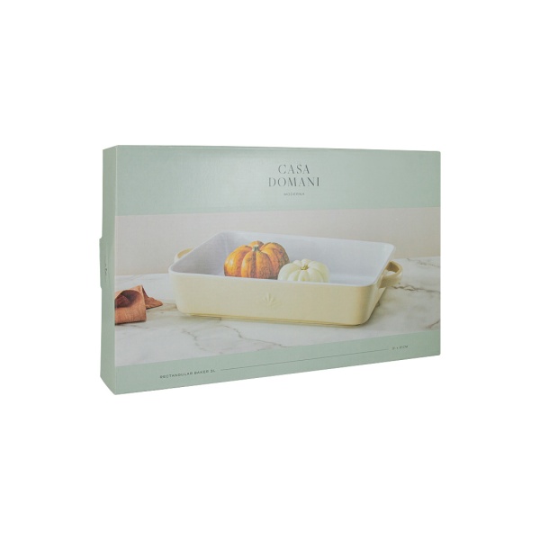 Лоток прямоугольный 3л 31*21см кремовый Moderna