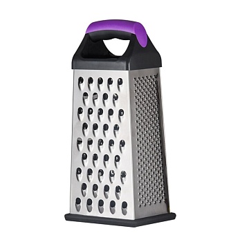 Терка 4 стороны 24*9 см фиолетовая ручка